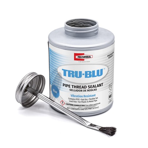 Pipe Thread Sealant Tru-Blu 31431 Fast-Dry Flexible Set PTFE 1 Pint