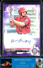 2017 Bowman *Raudy Read **Card #PA-RR** AUTO #'d /250