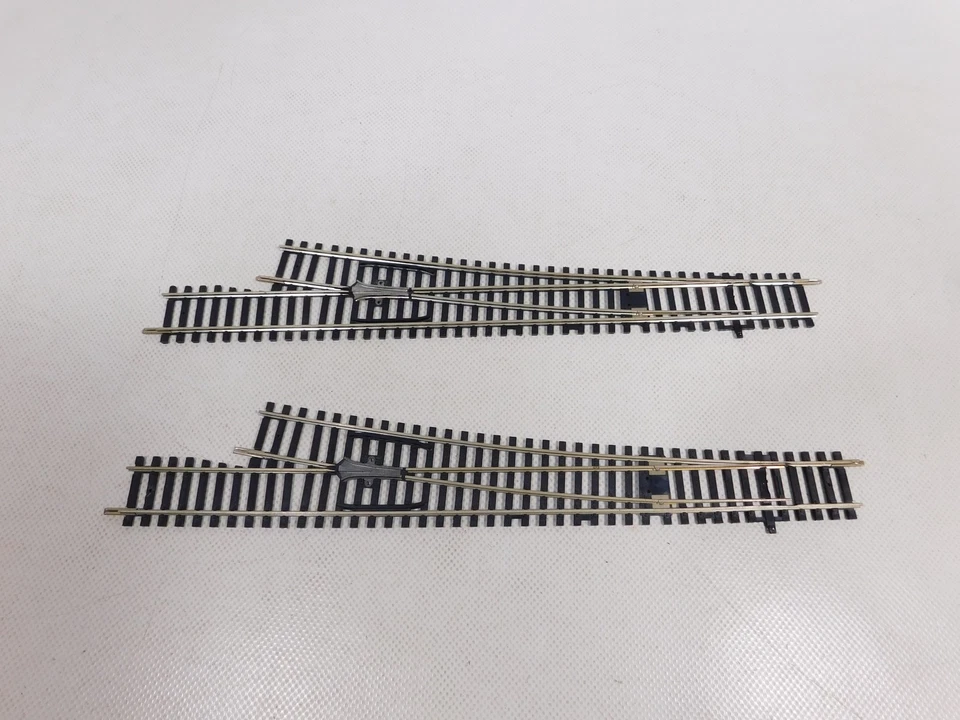 2X Roco H0 DC Right Slim Switch Neusilber Ns (4507) Very Good #EF365-0.5 - Image 2 of 3