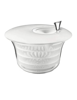 Excellent Latina Guzzini White Acrylic Salad Spinner/ Made in Italy