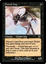 Magic MTG - Diablotin putride - Qual - GESPIELT - FR