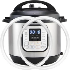 2-Pack Sealing Ring for Instant Pot 6 Quart, Food-grade Silicone Replacement Par