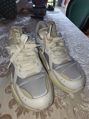 Puma RS-X Reinvent Sneaker Damen  Weiß/Grau/Beige   Größe 38   Gut Zustand