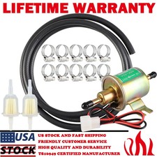 Universal Electric Fuel Pump Kit 4-7psi For Lawn Mowers Small Engine Gas Diesel
