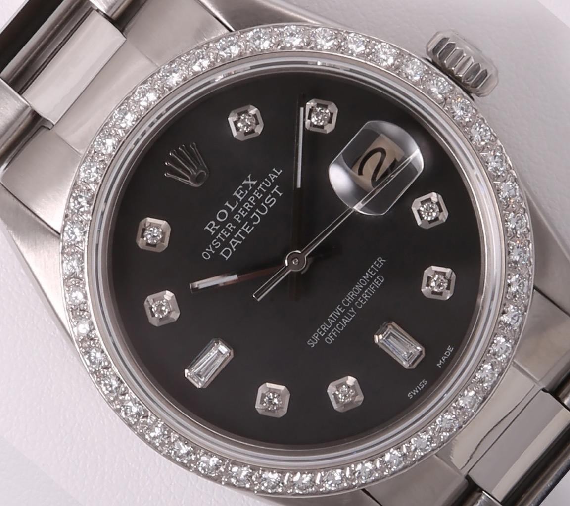 Rolex Datejust Stainless Steel Oyster Band