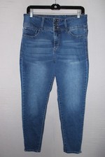 Curve Appeal Women's 12/31 Blue Curve Creator High Rise Skinny Jeans