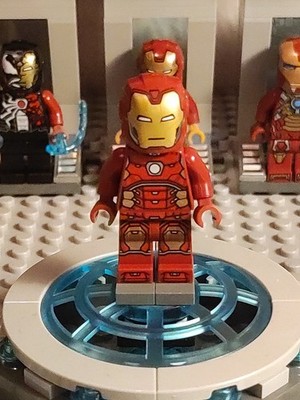 LEGO Marvel Iron Man - Silver Hexagon on Chest | Minifig sh0649