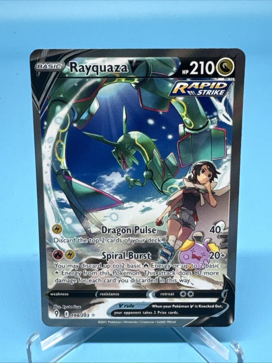Rayquaza V Pokémon TCG Cards for sale | eBay