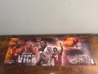 Michael Vick Signed 12x36 Photoramics Photo Falcons Mounted Memories Coa 87/107