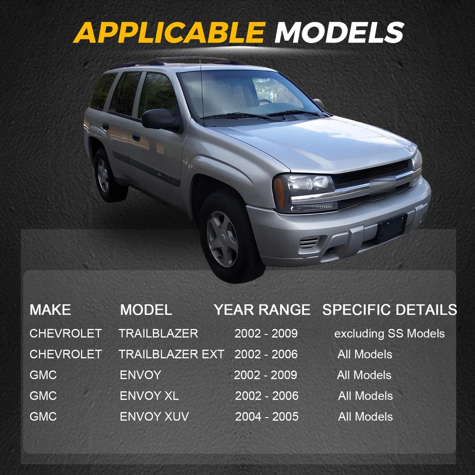 For 2003 2004 2005 2006 Chevrolet SSR - 4x Amortiguadores Delanteros + Traseros - Image 4 of 4