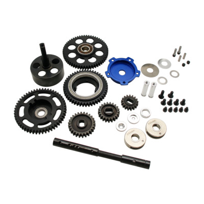 CNC Metal 3 Speed Gear Transmission Kit for RC 1/5 GTB HPI KM Rovan Baja 5B SS