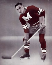 Cy Wentworth - Montreal Maroon (1934-35) , 8x10 Color Photo