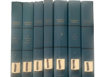 European Writers 7 Volume Set George Stade Editor In Chief 1983 Scribner s