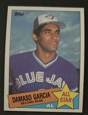1985 Topps Damaso Garcia AL All-Star Baseball Card #702 Blue Jays 2B VG O/C