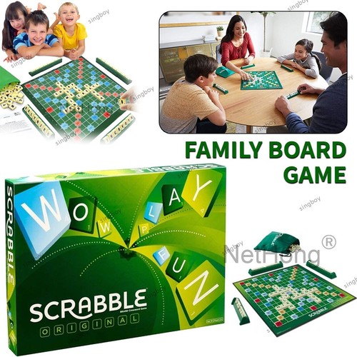 New & Sealed Original Scrabble Board Game Travel Family Kids Educational Toys - Picture 4 of 12