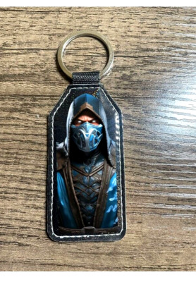 SUB ZERO STYLE Mortal Kombat   Keychain, luggage bag tag, 3x1.5 inch，K2