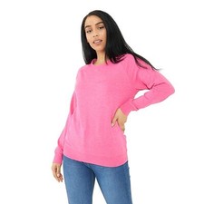 Womens Basic Plain Crew Neck Sweatshirt Pullover Sweater Long Sleeve Jumper Top