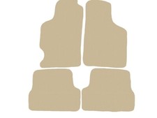 Beige Fußmatten Velour für Renault Laguna I 1994-1998 Autoteppiche, 14xRand