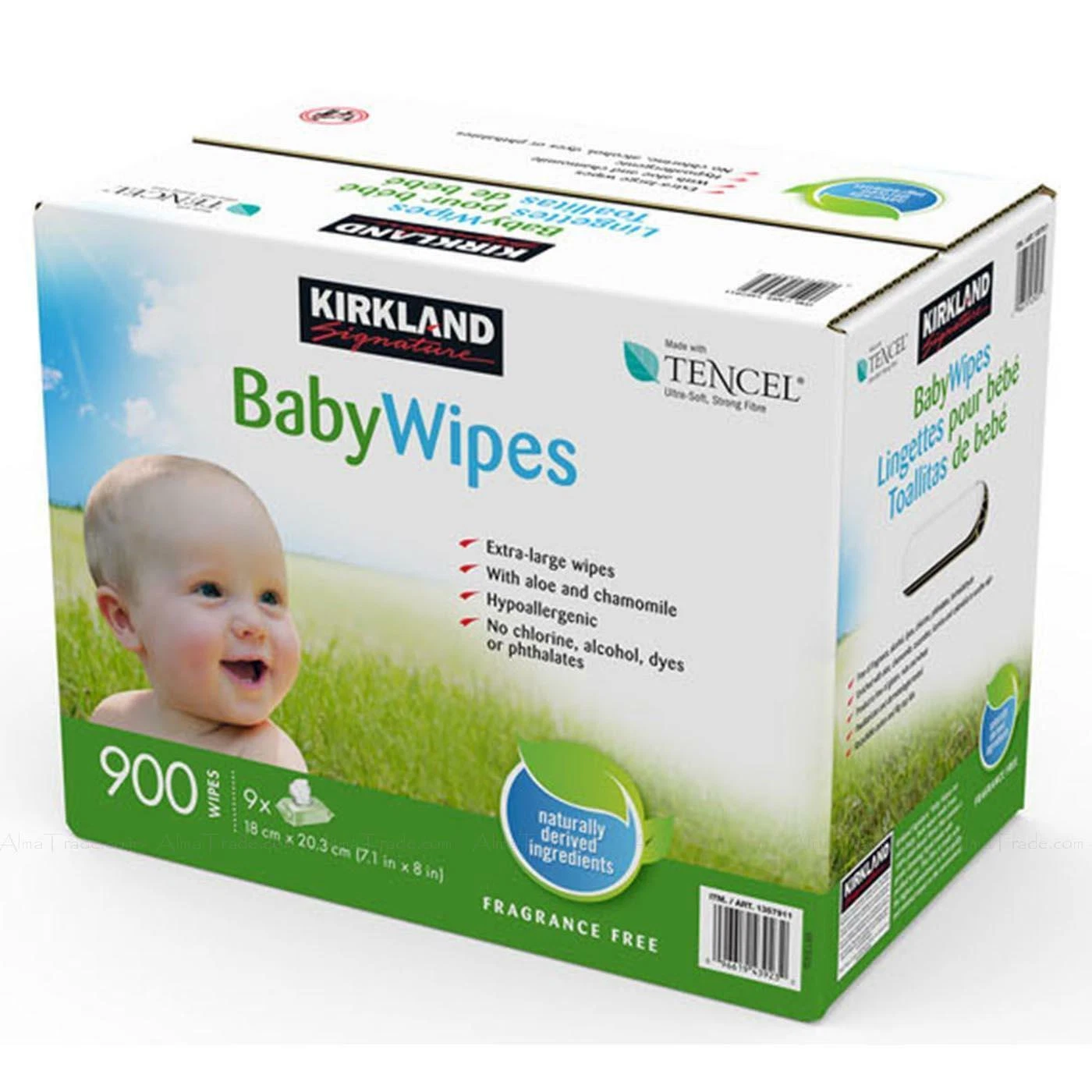 Kirkland Signature Unscented Baby Wipes Ultra Soft 900 Wipes
Opens in a new window or tab