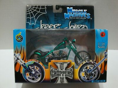 ウエストコースト・チョッパーズ 1/18 スケールモデル - チェリーCFL WEST COAST CHOPPERS JESSE JAMES CHERRY CFL 1/18 1:18 BIKE