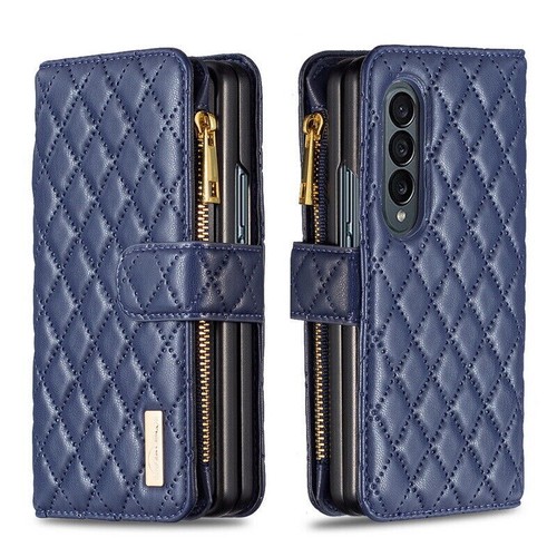 For Samsung Galaxy Z Fold 5 4 3 5G Leather Flip Zip Card Wallet Phone Case Cover - Picture 19 of 20
