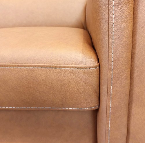 Echtleder Set Roma 3-2-1 2 x Sofa + Sessel Leder Sofagarnitur Polstermöbel - Bild 14 von 19