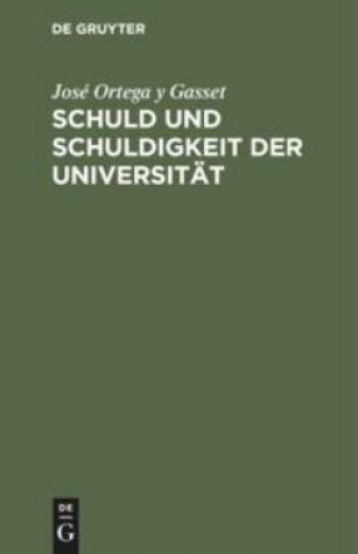 Schuld Und Schuldigkeit Der Universität 5510