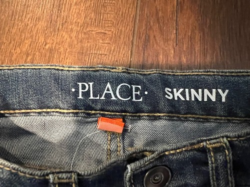 Childrens Place Jeans Boys Size 6 Skinny Adjustable Waist Denim Blue - 第 3/5 張圖片