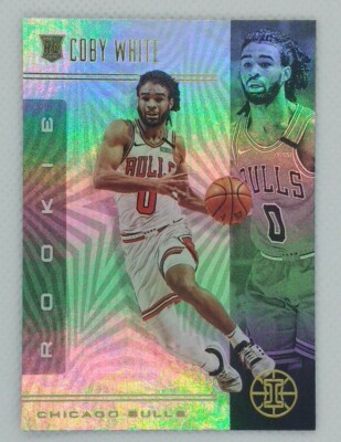 2019-20 Panini Illusions Coby White Rookie RC #163, Chicago Bulls