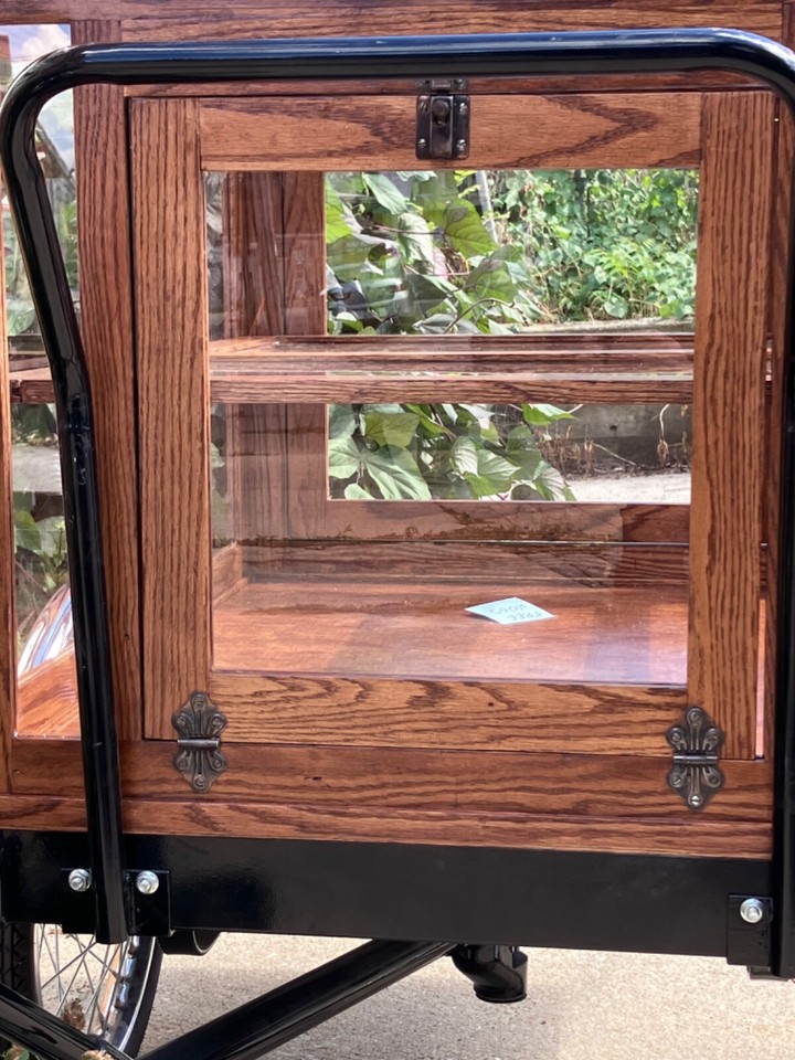 Worksman Cycles Cargo Trike With Antiquelook Oak Vending Box eBay