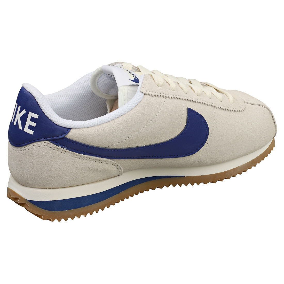 nike cortez white gym blue