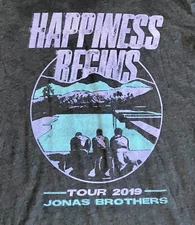 Jonas Brothers T Shirt Boy Band T Shirt Pop Music T Shirt Men XL Concert T Shirt