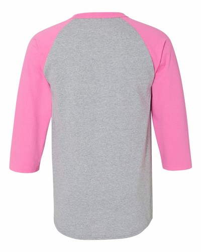 Champion Mens 3/4 Sleeve Raglan Baseball T-Shirt T137 S-3XL CLOSEOUT - Picture 47 of 53