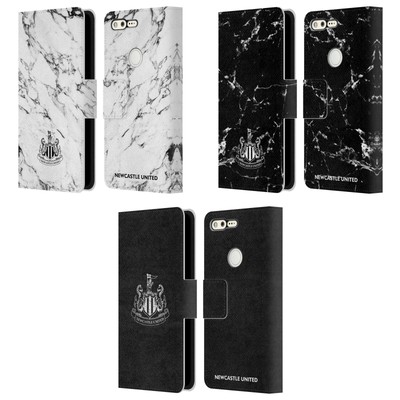 NEWCASTLE UNITED FOOTBALL CLUB CREST LEATHER BOOK WALLET CASE FOR GOOGLE PHONES