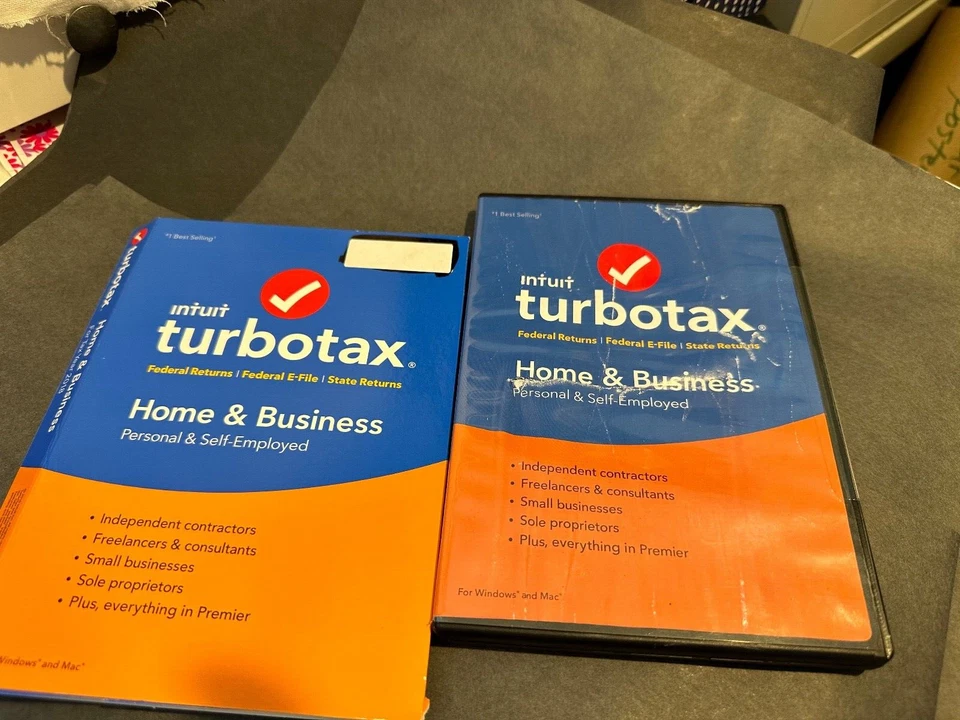 2018 Turbo Tax Home & Business New ‼️ Windows & Mac CD Federal & State returns - Image 2 of 4