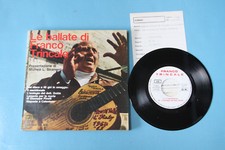 LE BALLATE di FRANCO TRINCALE - RARO LIBRO + 45g PERFETTO!! - FELTRINELLI