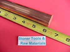 1" C110 COPPER ROUND ROD 6" long H04 Solid CU New Lathe Bar Stock
