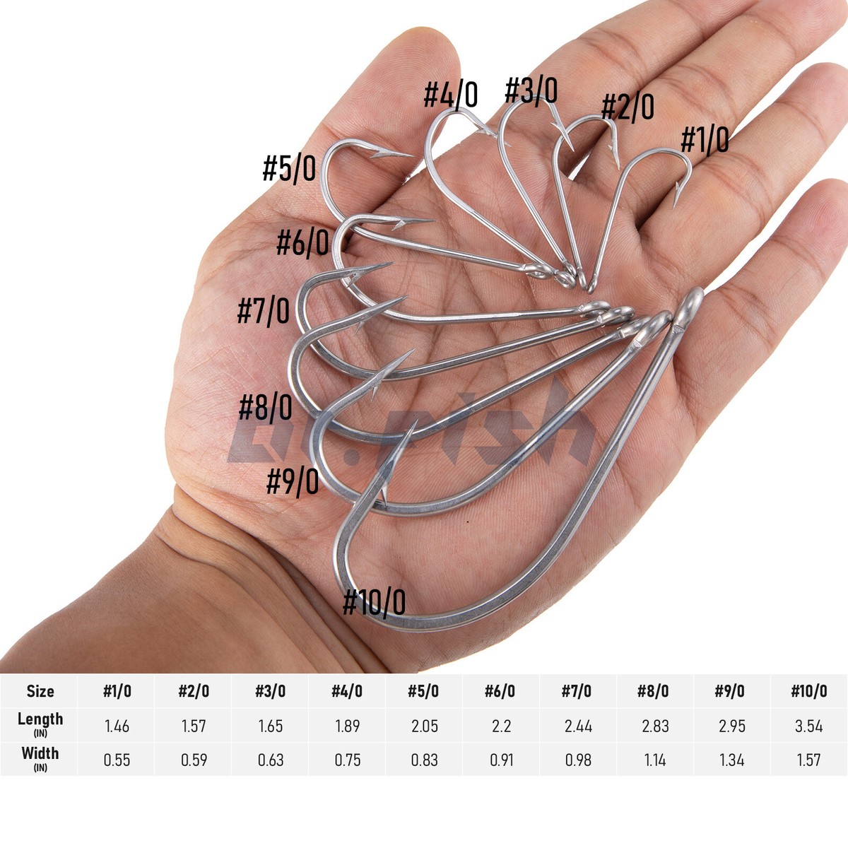 Stainless Steel Saltwater Fishing Hooks Set - 66/75pcs O'Shaughnessy Bait Hooks For Big Game