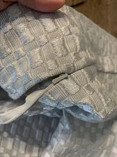 Hotel Collection Ironwork Quilted Euro Pillow Sham NWOT Silver