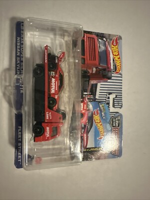 Hot Wheels Team Transport LB-ER34 Super Silhoutte Nissan Skyline Fleet Street