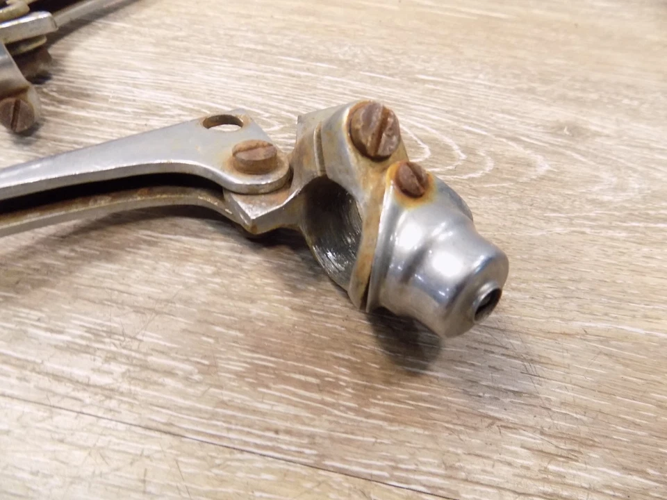 BSA DBD34 500 GOLD STAR 1960/Palancas de embrague y freno originales OEM CON PERCHA Foto 4 de 4