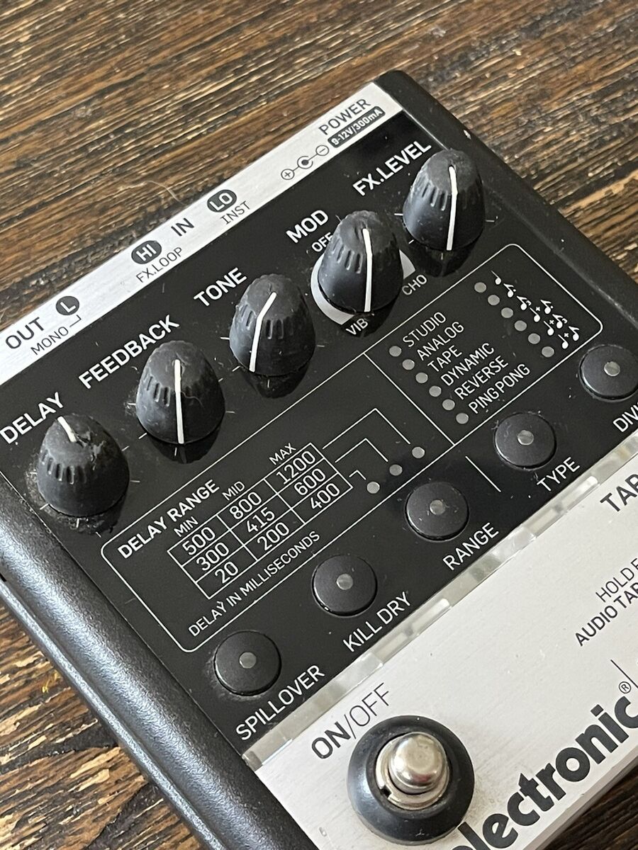 TC Electronic RPT-1 Nova Repeater Digital Delay Echo Guitar Effect