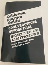 New 2024 Civil Procedure  STATUTES of LIMITAT...