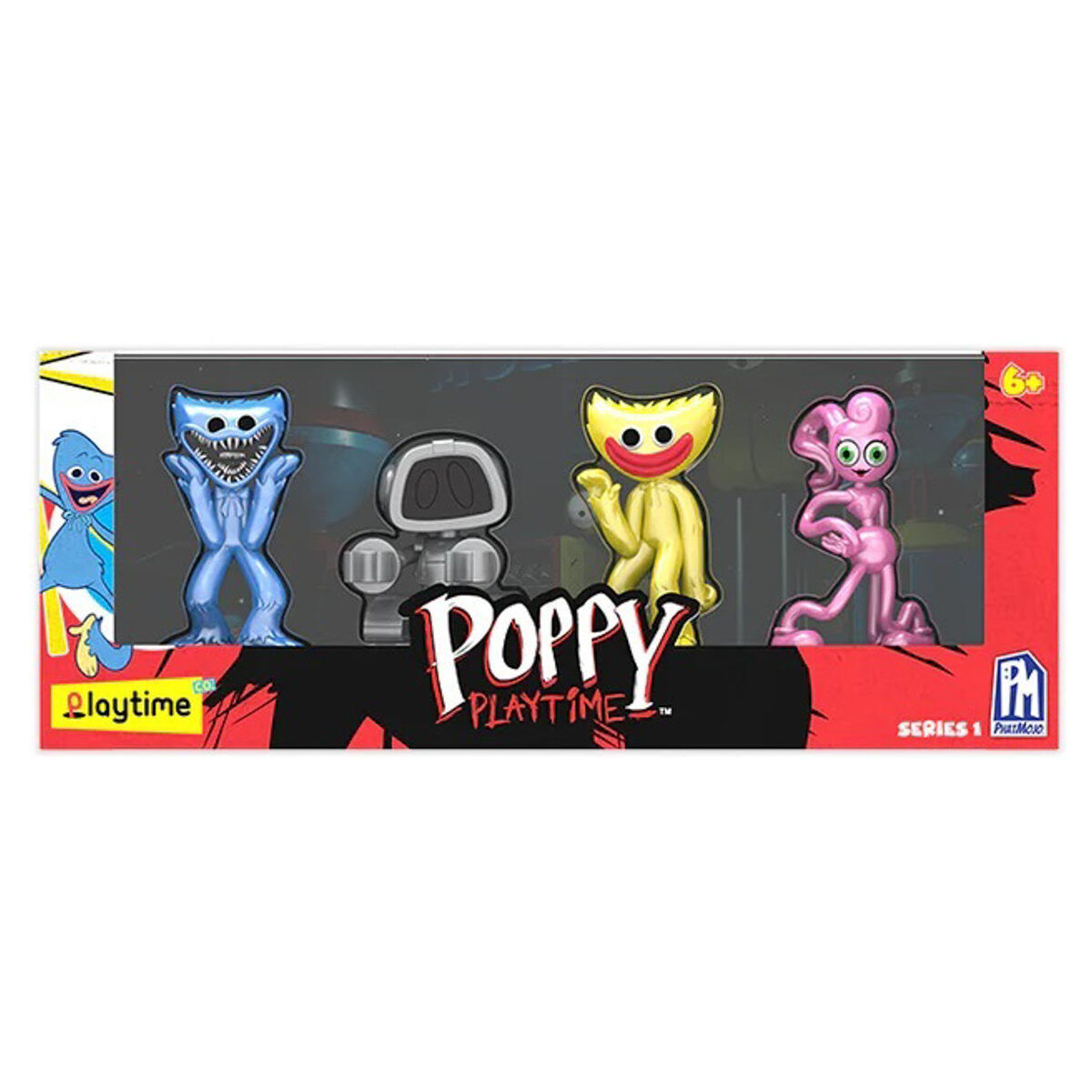 Poppy Playtime Official Collectable Figure 4-Pack Brand New Huggy