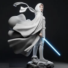 1/6 32CM Leia Organa Solo Model Kits Unpainted 3D Printing Garage Kit