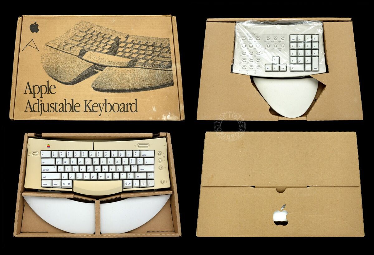Apple Vintage Apple Adjustable Keyboard w/Box M1242LL/A Mega Apple Vintage Apple Adjustable Keyboard w/Box M1242LL/A Mega