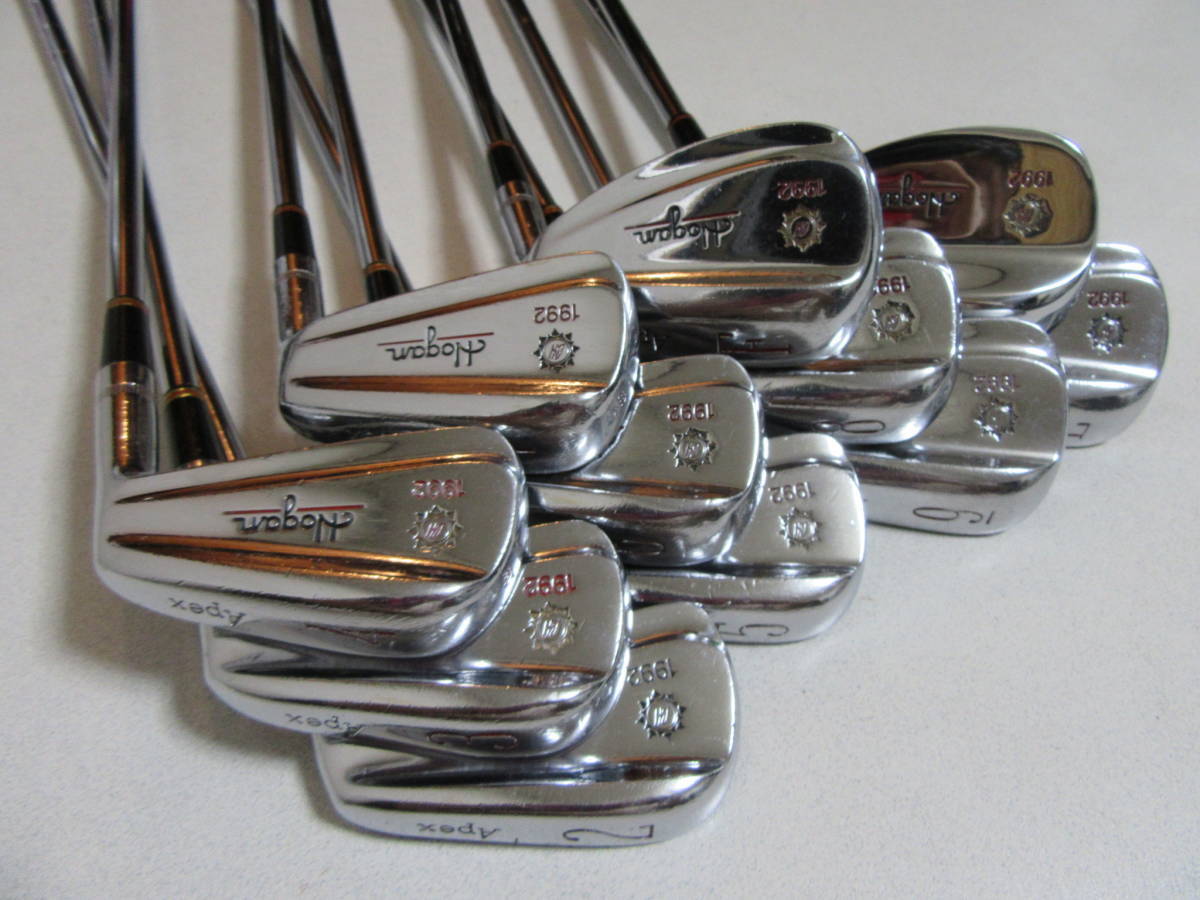Ben Hogan Golf Club Apex 1992 2E.F.Sw 11 piece set Shaft Apex Used