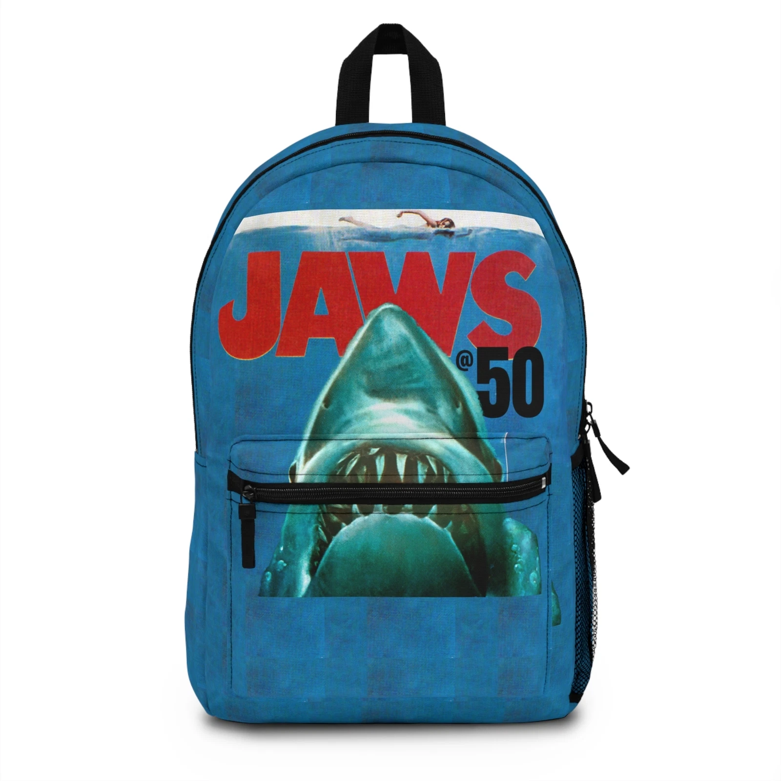 Jaws 50th Anniversary Backpack, Retro Shark Jaws the Movie Backpack, Gift for Kid