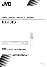 JVC RX-F31SA Home Theater System Owners Instruction Manual Reprint