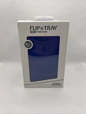 Ultimate Guard Blue Flip n Tray 100+ Monocolor Deck Case Card Box Xenoskin ccg
